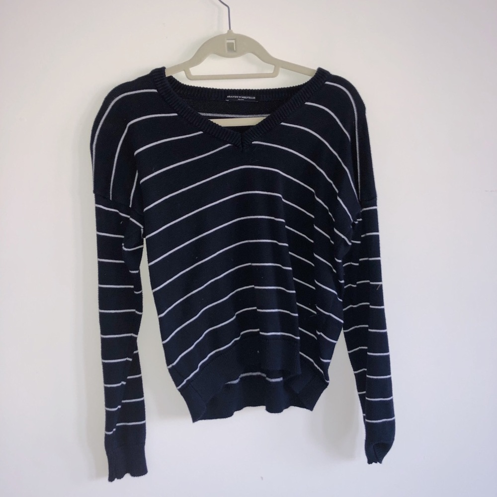 Brandy stripped sweater